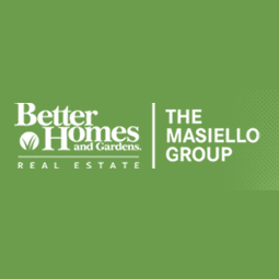 Better Homes and Gardens Real Estate, The Masiello Group logo.